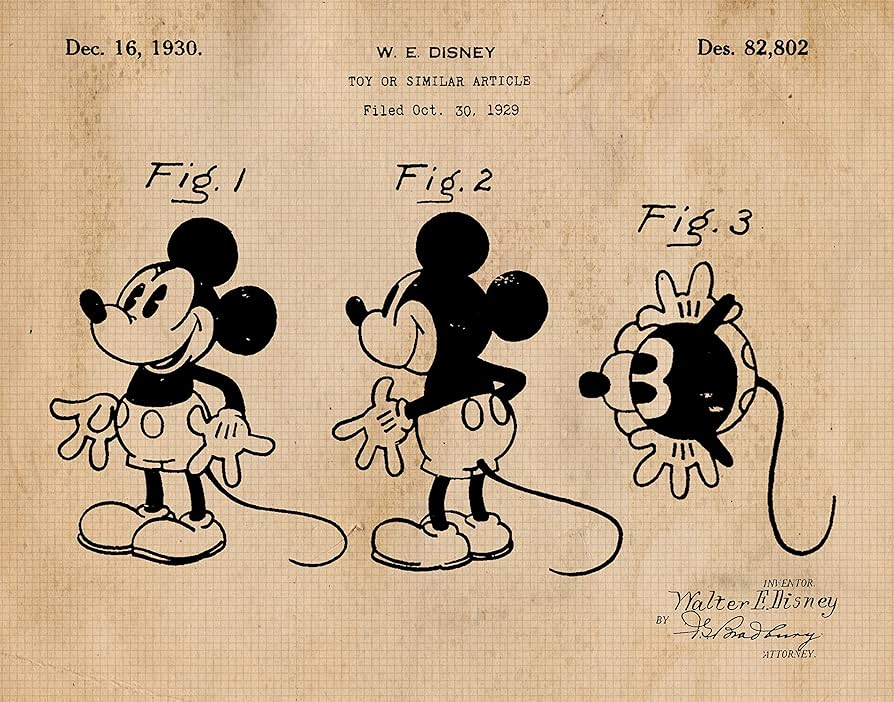 アンティークWALT DISNEY'S MICKEY MOUSE 木彫りポスター 91+yVVpQe+L._UF894,1000_QL80_.jpg